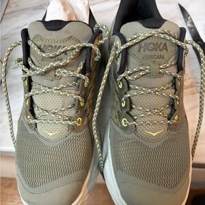 Hoka Anacapa Men's Shoes - Olive and Gold